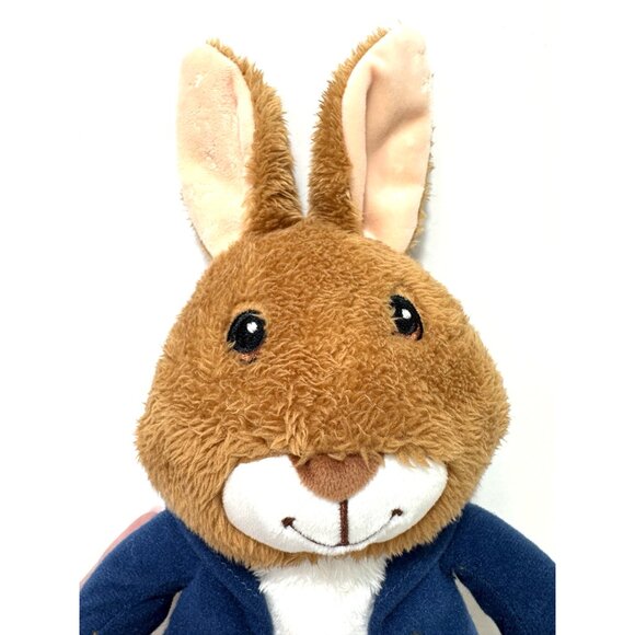 Kohl's Cares Peter Rabbit Plush Brown White Blue Coat 11" Stuffed Bunny Rabbit - Picture 6 of 8